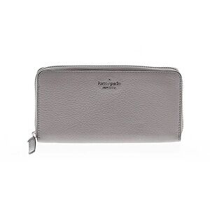 Kate Spade Silver Leather Wallet “Lena”